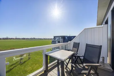 Ein Balkon oder eine Terrasse in der Unterkunft Resort Deichgraf Resort Deichgraf 27-21