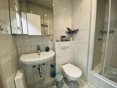 Ein Badezimmer in der Unterkunft Strandnixe Cuxhaven