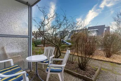 Ein Garten an der Unterkunft Ankerplatz