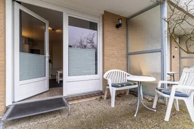 Ein Patio oder anderer Außenbereich in der Unterkunft Ankerplatz