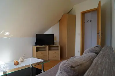 TV/Unterhaltungsangebot in der Unterkunft Haus Katharina Ferienwohnung 1