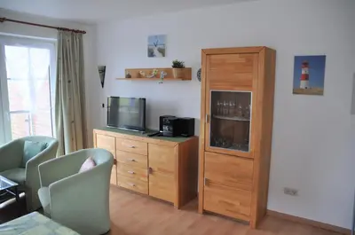 Küche/Küchenzeile in der Unterkunft Nordseedüne, Ferienwohnung 3
