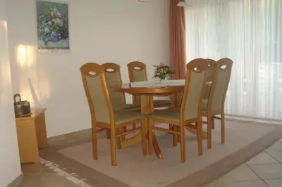 Ein Sitzbereich in der Unterkunft Am grooten Steen 20, Ferienwohnung 1