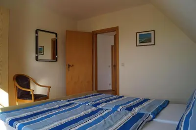 Ein Bett oder Betten in einem Zimmer der Unterkunft Haus Katharina Ferienwohnung 1