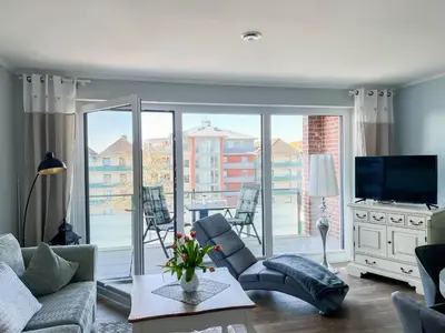TV/Unterhaltungsangebot in der Unterkunft Haus Strandläufer Apartment 3 5 Strandgut