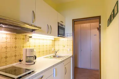 Küche/Küchenzeile in der Unterkunft Haus Elisabeth, Whg 14