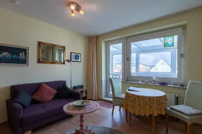 Ein Sitzbereich in der Unterkunft Haus Elisabeth, Whg 23
