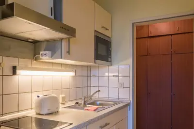 Küche/Küchenzeile in der Unterkunft Haus Elisabeth, Whg 23