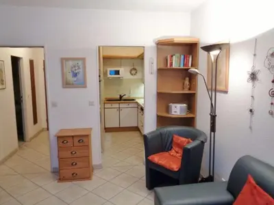 Ein Sitzbereich in der Unterkunft Haus Elisabeth, Whg 8