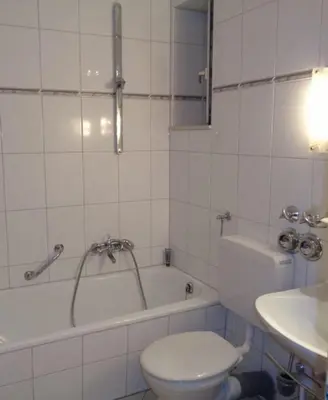 Ein Badezimmer in der Unterkunft Haus Elisabeth, Whg 8
