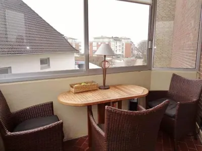 Ein Sitzbereich in der Unterkunft Haus Elisabeth, Whg 8