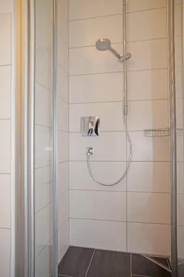 Ein Badezimmer in der Unterkunft Haus Felix, Whg 7