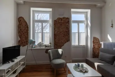 TV/Unterhaltungsangebot in der Unterkunft Haus Kapitäns Villa, Backkajüte