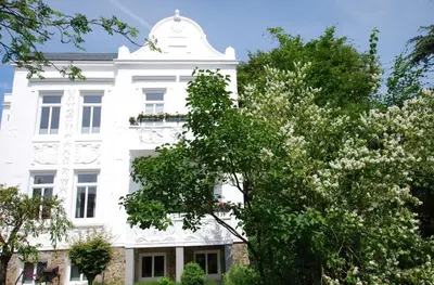 Das Gebäude in dem sich die Ferienwohnung befindet