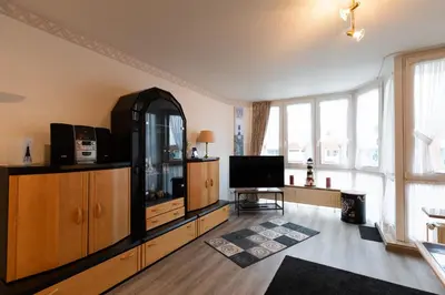 Küche/Küchenzeile in der Unterkunft Haus Knechtsand, Whg 439