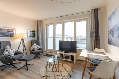 TV/Unterhaltungsangebot in der Unterkunft Haus Knechtsand, Whg 447
