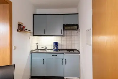 Küche/Küchenzeile in der Unterkunft Haus Relax, Whg 1