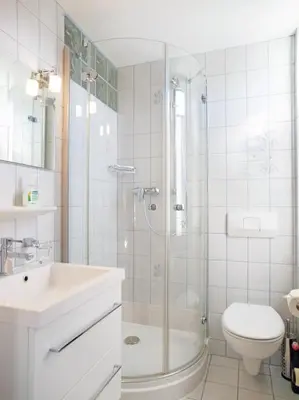 Ein Badezimmer in der Unterkunft Haus Strandkrabbe, Seehund