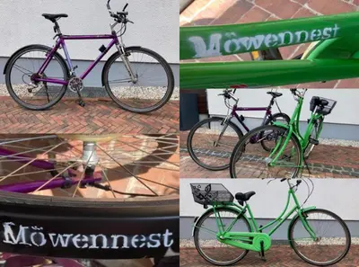 Radfahren an der Unterkunft Möwennest Büsum oder in der Nähe