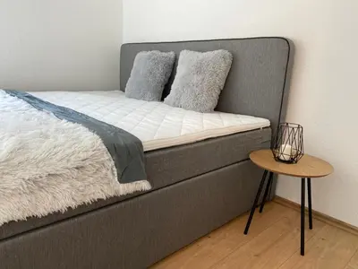 Ein Bett oder Betten in einem Zimmer der Unterkunft Diek Hus