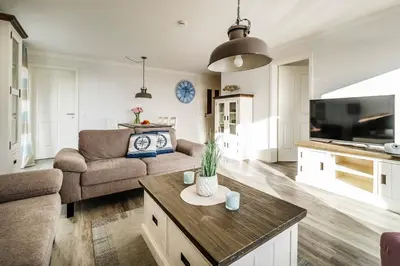 TV/Unterhaltungsangebot in der Unterkunft Haus Deichkieker Apartment 2 1 Grothus