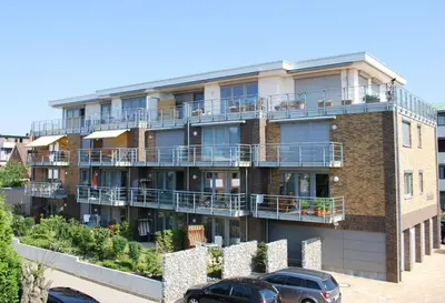 Das Gebäude in dem sich die Ferienwohnung befindet