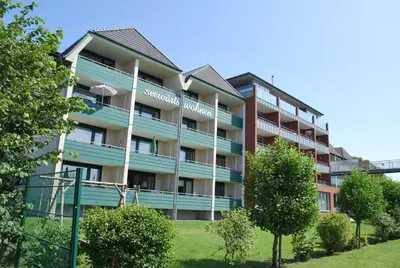 Das Gebäude in dem sich die Ferienwohnung befindet