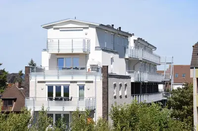 Das Gebäude in dem sich die Ferienwohnung befindet