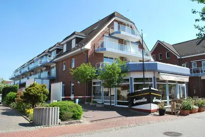 Das Gebäude in dem sich die Ferienwohnung befindet