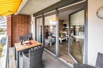 Grundriss der Unterkunft Haus Strandläufer Apartment 1 3 Büsumer Sprotte