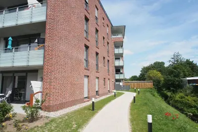Das Gebäude in dem sich die Ferienwohnung befindet