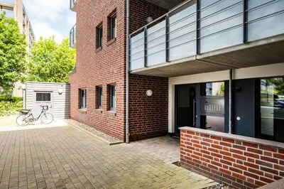 Das Gebäude in dem sich die Ferienwohnung befindet