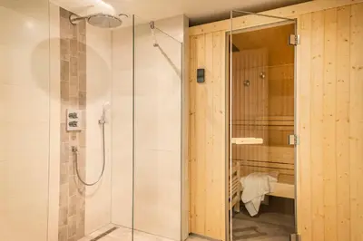 Ein Badezimmer in der Unterkunft Haus Strandläufer Apartment 3 4 Strandhaus 3 4