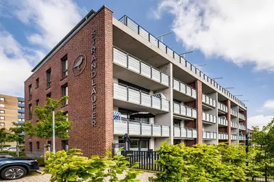 Das Gebäude in dem sich die Ferienwohnung befindet