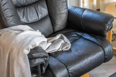 Ein Sitzbereich in der Unterkunft Haus Strandläufer Apartment 3 7 Wolkenkieker