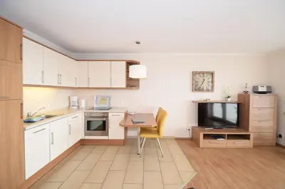 Küche/Küchenzeile in der Unterkunft Haus Ankerplatz Apartment 2 2