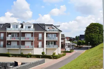 Das Gebäude in dem sich die Ferienwohnung befindet