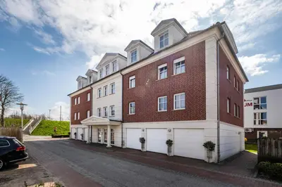 Das Gebäude in dem sich die Ferienwohnung befindet