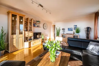 Küche/Küchenzeile in der Unterkunft Haus Ankerplatz Apartment 3 1