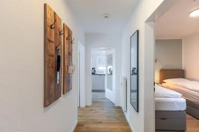 Ein Bett oder Betten in einem Zimmer der Unterkunft Haus Treibholz Apartment 3