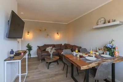 TV/Unterhaltungsangebot in der Unterkunft Haus Treibholz Apartment 5