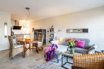 Küche/Küchenzeile in der Unterkunft Büsumer Reethus Apartment 1 3
