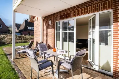 Das Gebäude in dem sich die Ferienwohnung befindet