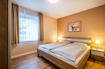 Ein Bett oder Betten in einem Zimmer der Unterkunft Haus Kähler 1 Wohnung 3