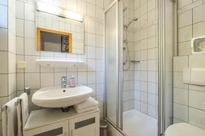 Ein Badezimmer in der Unterkunft Haus Kähler 2 Wohnung 9