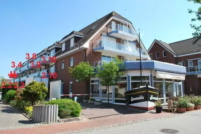 Das Gebäude in dem sich die Ferienwohnung befindet