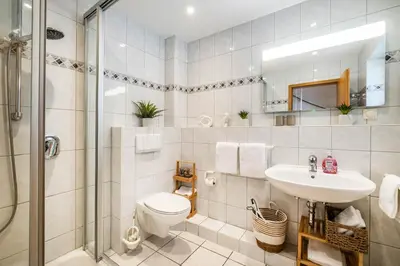 Ein Badezimmer in der Unterkunft Haus Seemeile Wohnung 2 16