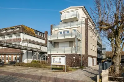 Das Gebäude in dem sich die Ferienwohnung befindet