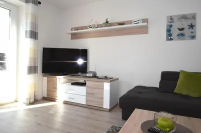 TV/Unterhaltungsangebot in der Unterkunft Haus Deichkieker Apartment 2 6 Strandkrabbe
