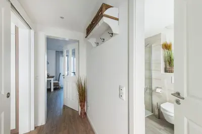 Ein Badezimmer in der Unterkunft Haus Deichkieker Apartment 3 2 Tide